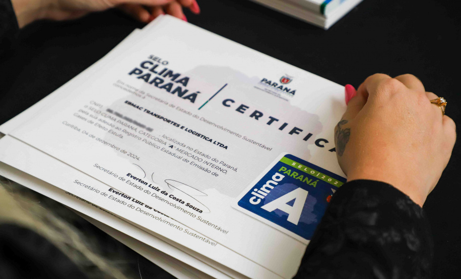 Prêmio à sustentabilidade: Governo do Estado abriu as inscrições para a edição 2025 do Selo Clima Paraná.