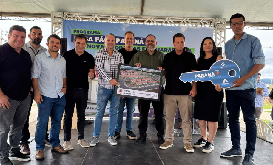 COHAPAR - Entrega de casas em Guarapuava