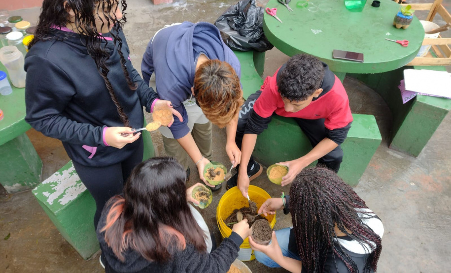 Clube de Ciências revitaliza espaços escolares e incentiva o empreendedorismo em Colombo