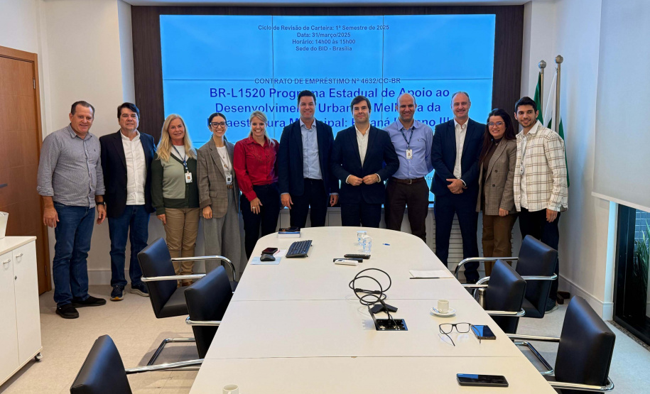 Missão do BID analisa andamento do programa Paraná Urbano III em duas reuniões