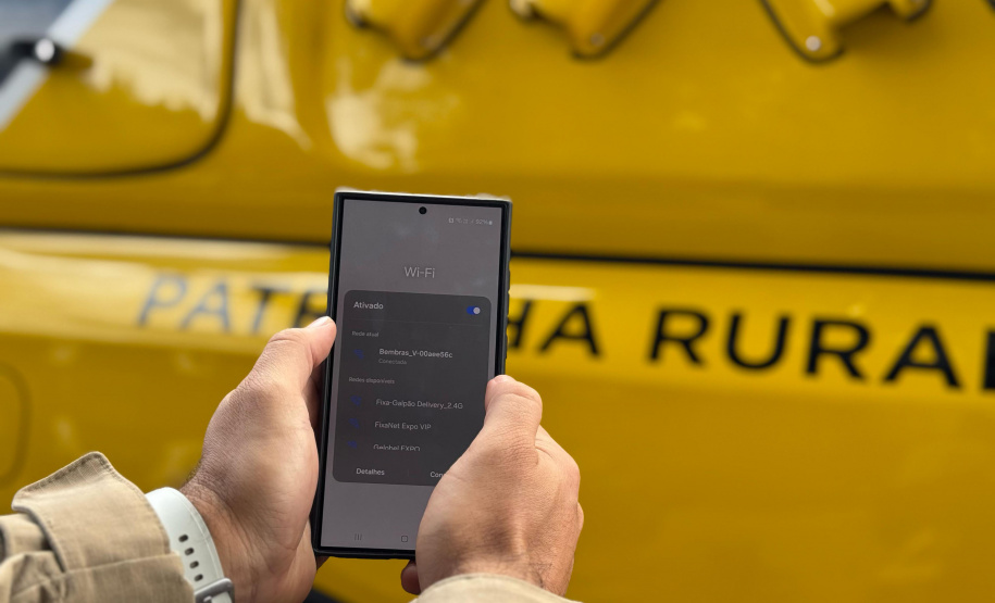 INOVAÇÃO TESTES INTERNET PATRULHA RURAL