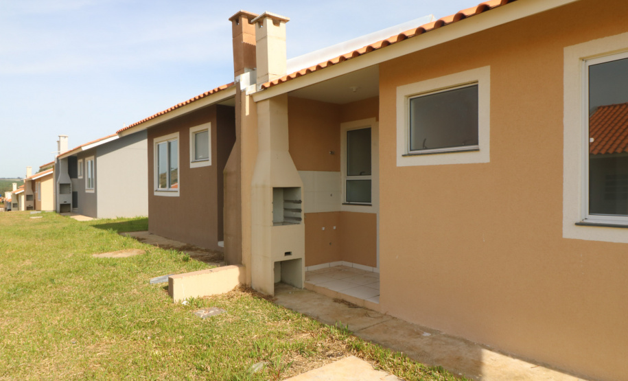 Casa Fácil Paraná, a Cohapar financia diretamente a construção de casas para famílias com renda de um a seis salários mínimos em Palmas Foto: Geraldo Bubniak/AEN