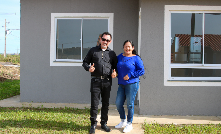 Casa Fácil Paraná, a Cohapar financia diretamente a construção de casas para famílias com renda de um a seis salários mínimos em Palmas Foto: Geraldo Bubniak/AEN