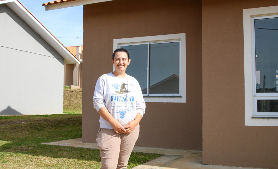 Casa Fácil Paraná, a Cohapar financia diretamente a construção de casas para famílias com renda de um a seis salários mínimos em Palmas Foto: Geraldo Bubniak/AEN