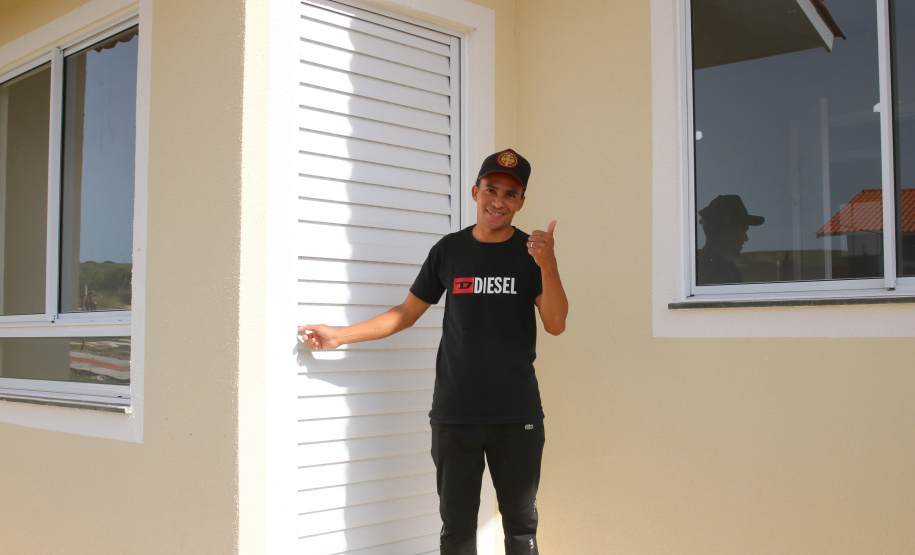 Casa Fácil Paraná, a Cohapar financia diretamente a construção de casas para famílias com renda de um a seis salários mínimos em Palmas Foto: Geraldo Bubniak/AEN