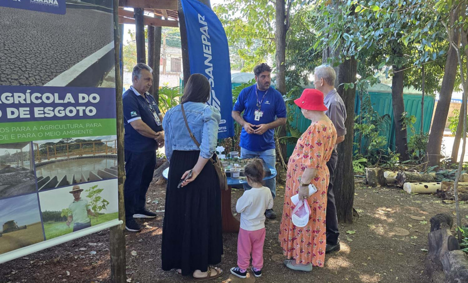 Lodo de Esgoto da Sanepar desperta interesse de visitantes da Expoingá