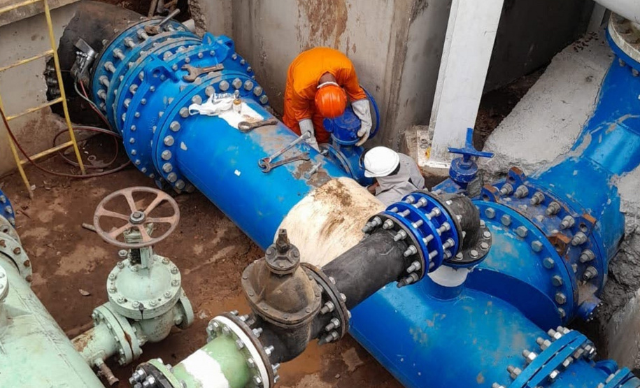 SANEPAR - Entra em operação a nova adutora de água bruta da Sanepar