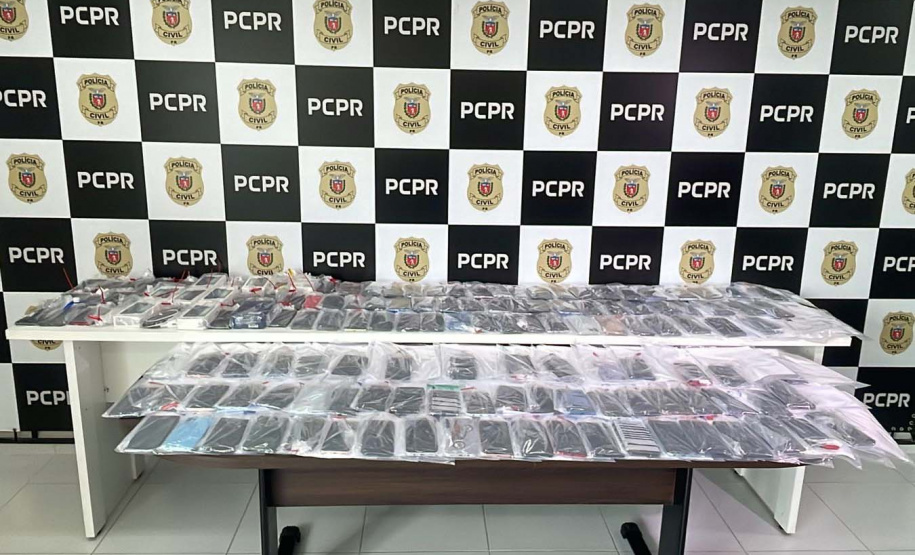Em iniciativa inédita, PCPR devolverá 160 celulares recuperados em Cascavel