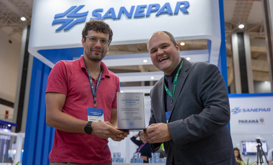 Empregados da Sanepar têm trabalhos premiados em Brasília