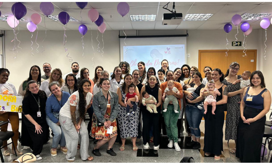 SESA - Banco de Leite do Hospital do Trabalhador promove encontro com doadoras de leite materno