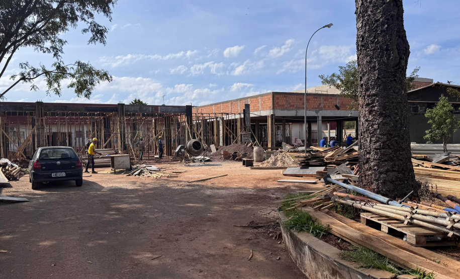 Após três meses da autorização, Hospital Regional do Sudoeste avança nas obras do novo bloco de hemodinâmica e UTI
