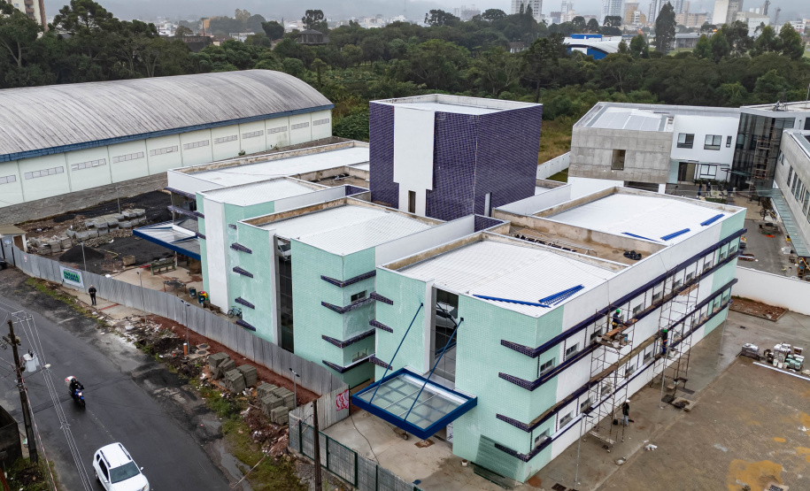 União da Vitória, 23 de maio de 2025 - Construção do Ambulatório Médico de Especialidades (AME).