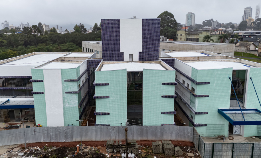 União da Vitória, 23 de maio de 2025 - Construção do Ambulatório Médico de Especialidades (AME).