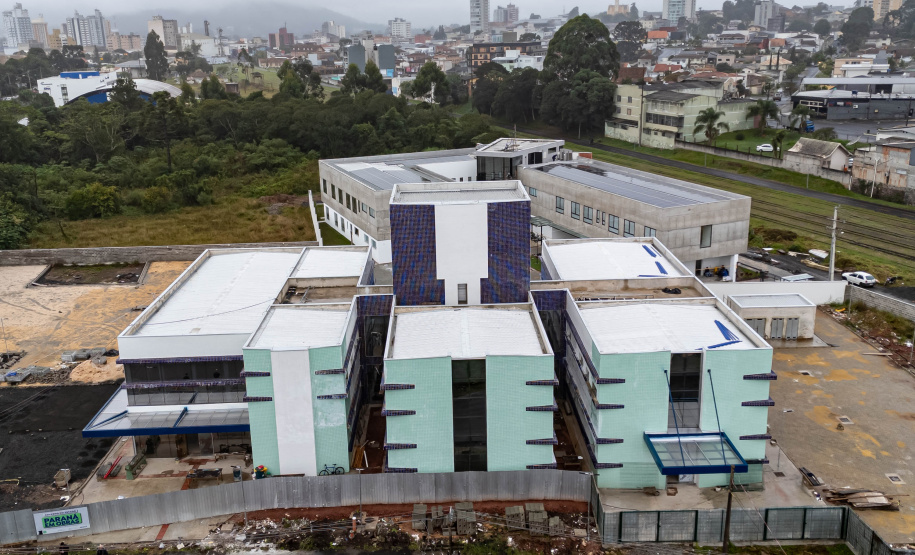 União da Vitória, 23 de maio de 2025 - Construção do Ambulatório Médico de Especialidades (AME).