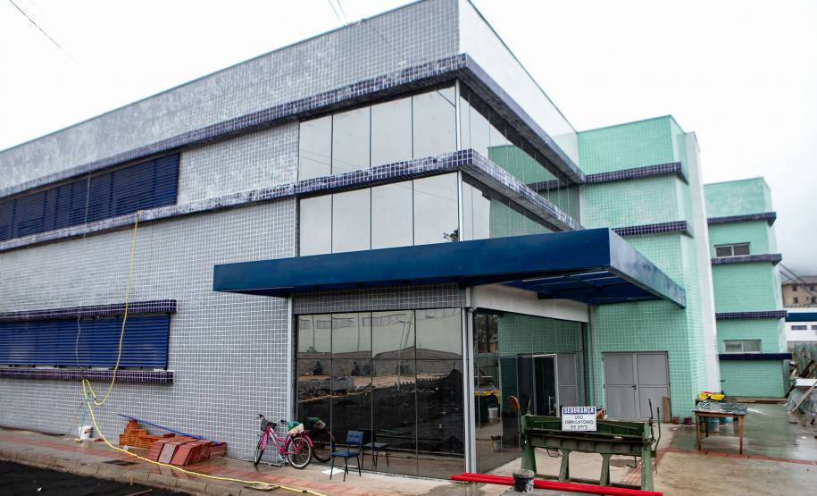 União da Vitória, 23 de maio de 2025 - Construção do Ambulatório Médico de Especialidades (AME).