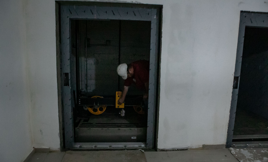 União da Vitória, 23 de maio de 2025 - Construção do Ambulatório Médico de Especialidades (AME).