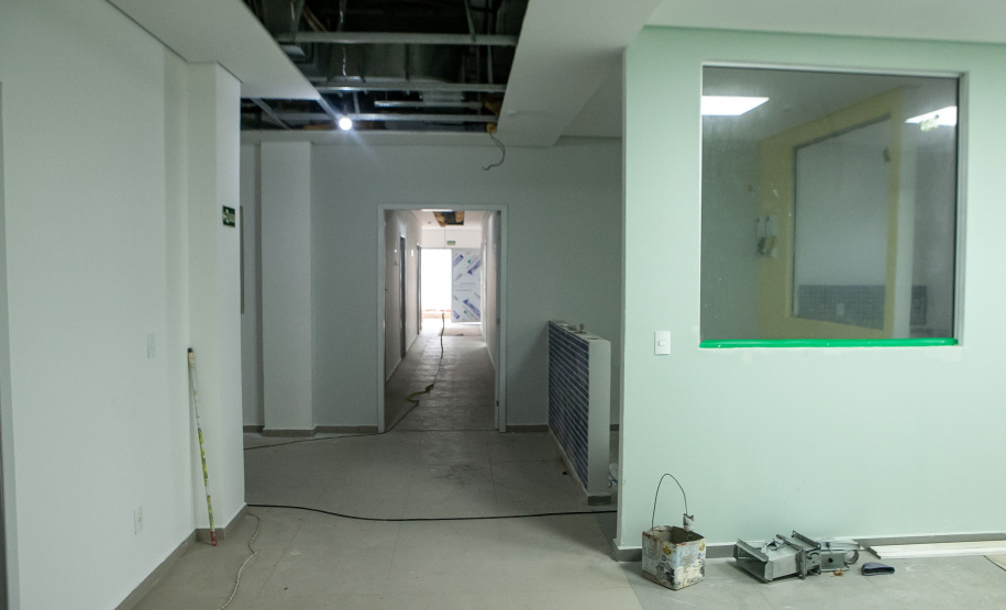 União da Vitória, 23 de maio de 2025 - Construção do Ambulatório Médico de Especialidades (AME).