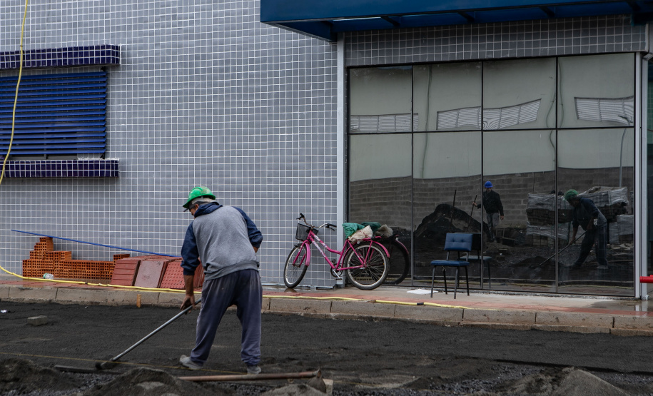 União da Vitória, 23 de maio de 2025 - Construção do Ambulatório Médico de Especialidades (AME).