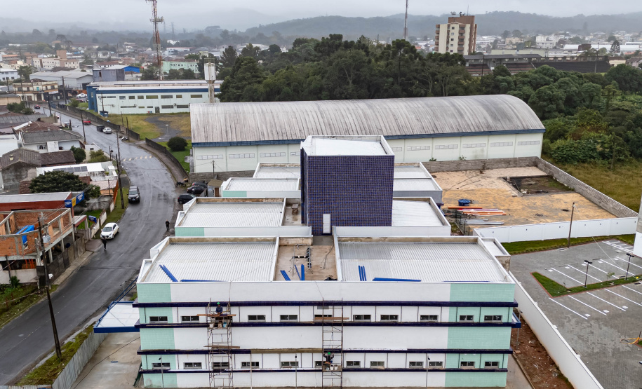 União da Vitória, 23 de maio de 2025 - Construção do Ambulatório Médico de Especialidades (AME).