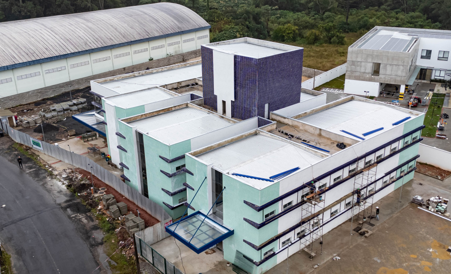 União da Vitória, 23 de maio de 2025 - Construção do Ambulatório Médico de Especialidades (AME).