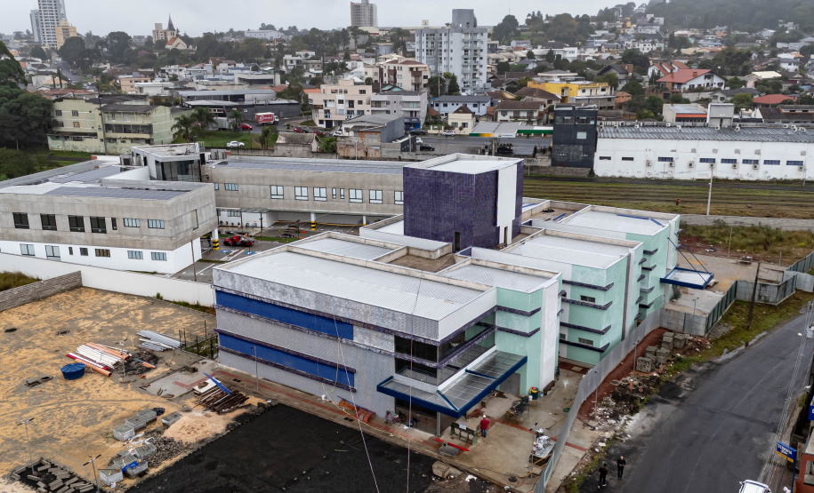União da Vitória, 23 de maio de 2025 - Construção do Ambulatório Médico de Especialidades (AME).