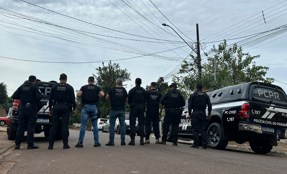 PCPR cumpre 14 ordens judiciais em operação contra o tráfico de drogas em Cascavel