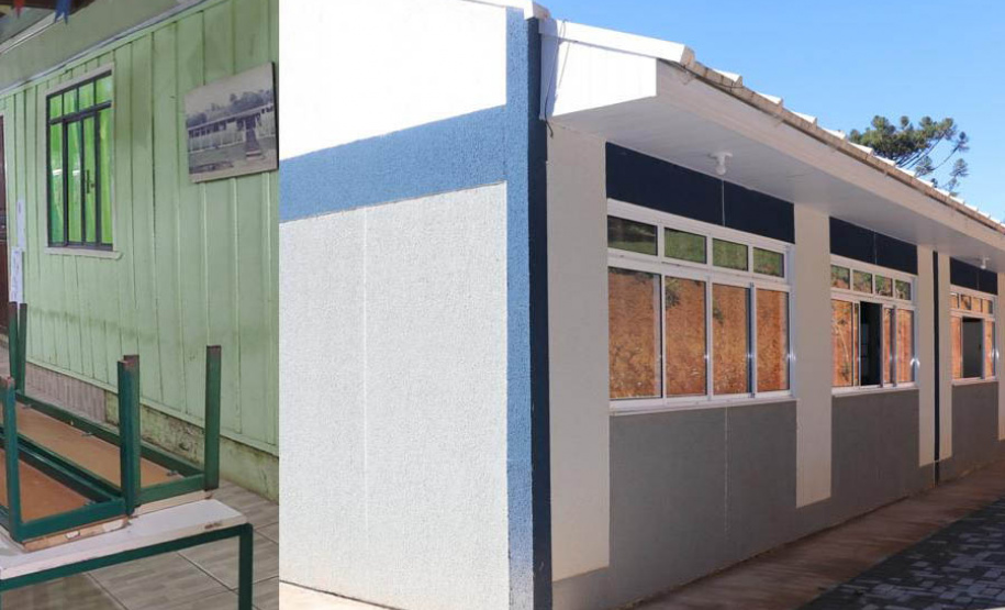 Substituição de salas de madeira já beneficiou mais de 12 mil alunos de escolas do Paraná