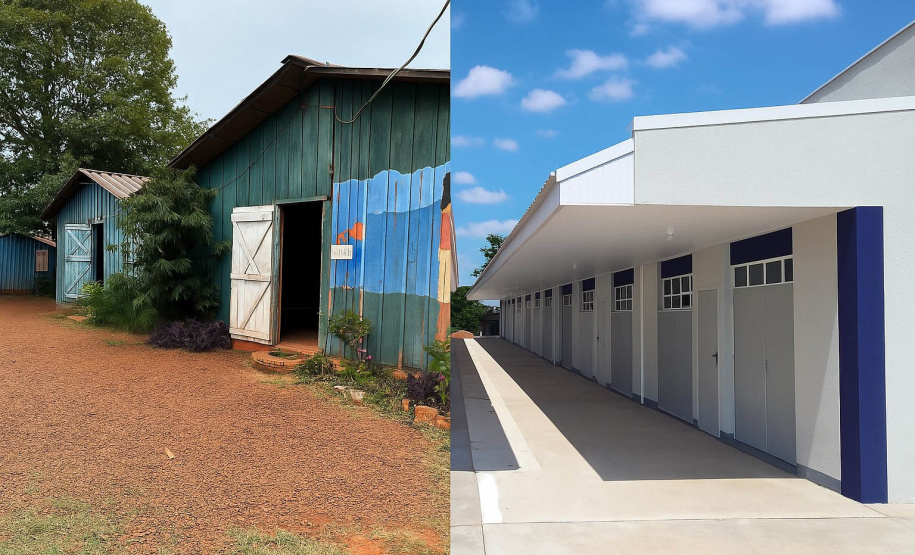 Substituição de salas de madeira já beneficiou mais de 12 mil alunos de escolas do Paraná