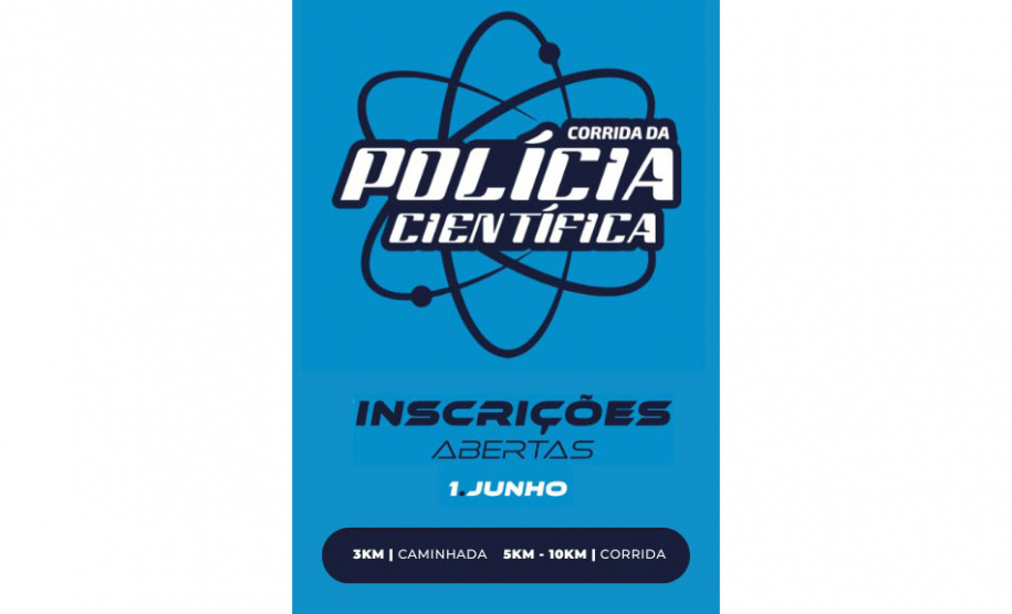 Inscrições para corrida da Polícia Científica encerram 23 de maio