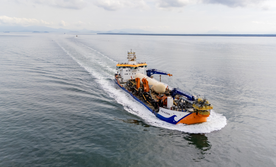 Portos do Paraná inicia campanha anual de dragagem de manutenção