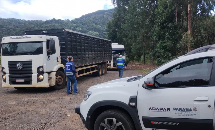 Operação conjunta da Receita Estadual e Adapar apreende R$ 2,6 milhões em mercadorias irregulares