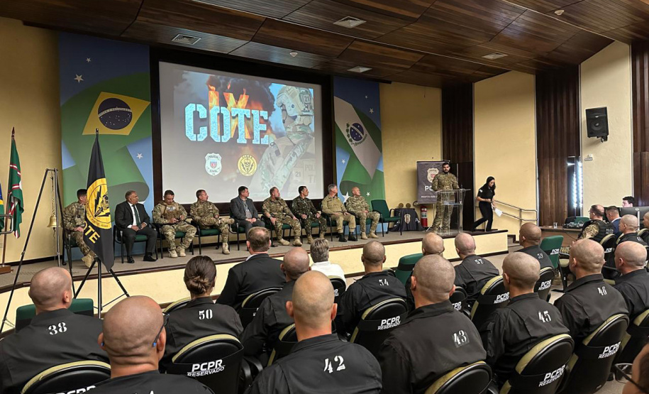 PCPR realiza abertura do IX Curso de Operações Táticas Especiais