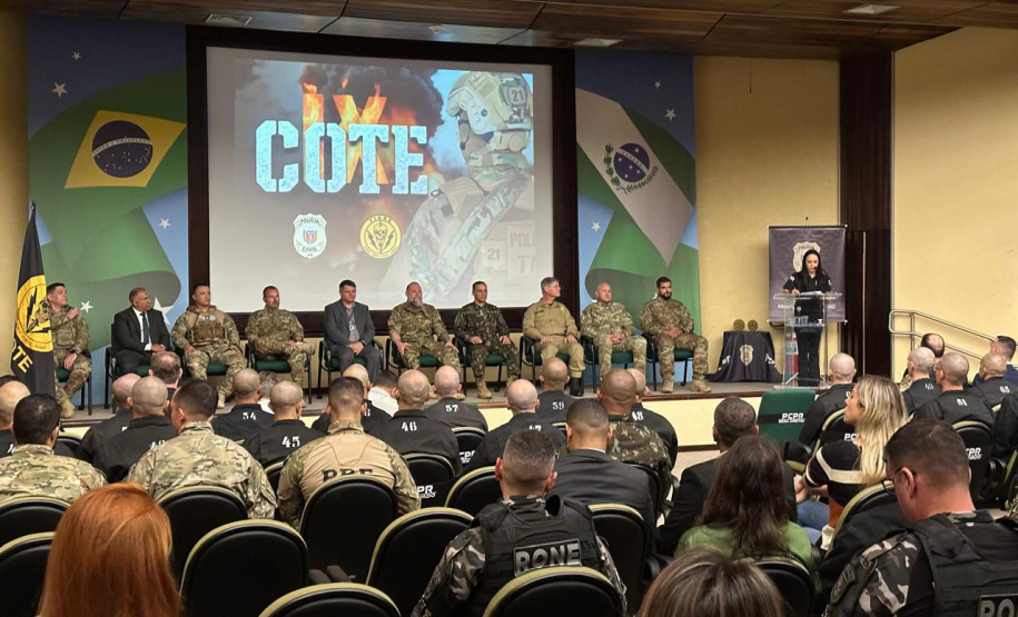 PCPR realiza abertura do IX Curso de Operações Táticas Especiais