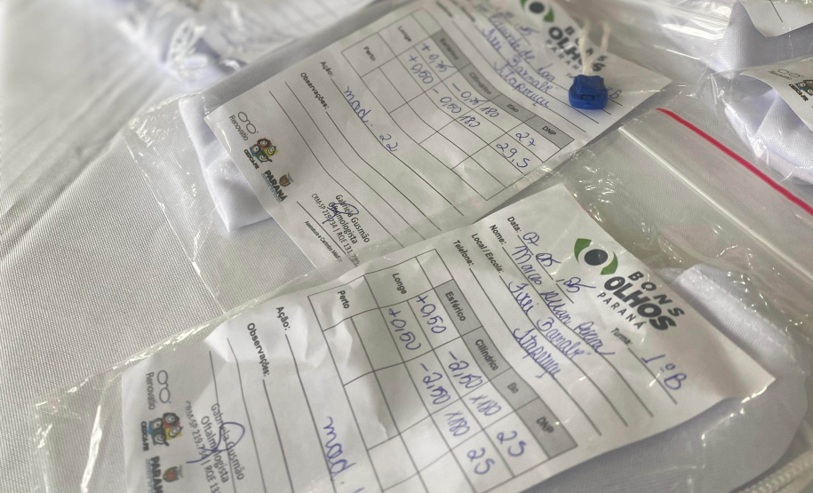 Estudantes de Itaperuçu e Tunas do Paraná são os primeiros a receber óculos do Programa Bons Olhos