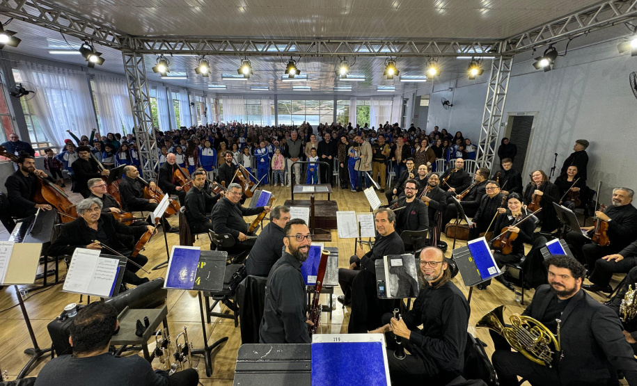 Guaíra para Todos: projeto itinerante democratiza o acesso da população à Orquestra Sinfônica do Paraná