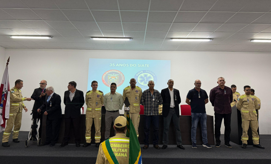 SESP - Siate comemora 35 anos com solenidade e entrega de medalhas