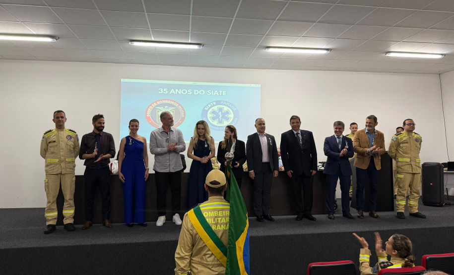 SESP - Siate comemora 35 anos com solenidade e entrega de medalhas