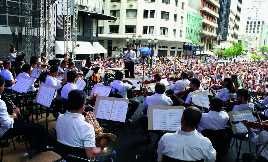 Guaíra para Todos: projeto itinerante democratiza o acesso da população à Orquestra Sinfônica do Paraná