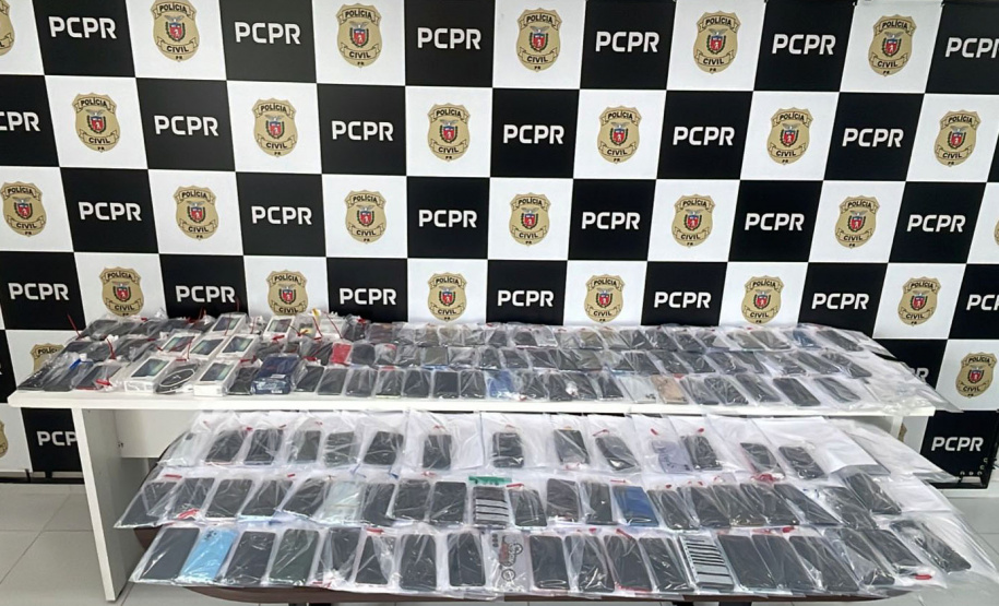 Em iniciativa inédita, PCPR devolverá 160 celulares recuperados em Cascavel