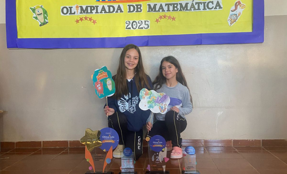 SEED Escola de Dois Vizinhos conquista primeiro lugar nacional em Olimpíada de Matemática pela segunda vez consecutiva