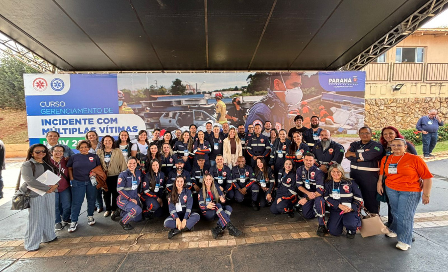 SESA - Paraná intensifica capacitação para resposta a incidentes com múltiplas vítimas em Londrina