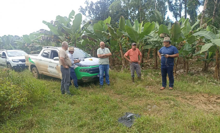 ADAPAR - matéria bananicultura com uso de drones no Litoral