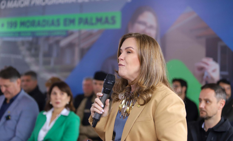 O vice-governador Darci Piana participa da inauguração do Residencial Verdes Campos. São 199 casas, sendo todas as unidades subsidiadas pelo Governo do Estado, por meio do Casa Fácil Paraná.