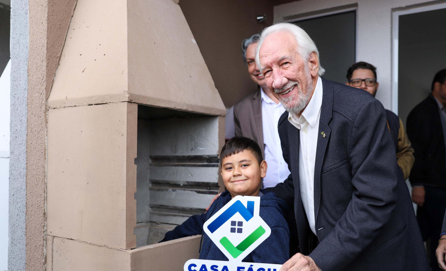 O vice-governador Darci Piana participa da inauguração do Residencial Verdes Campos. São 199 casas, sendo todas as unidades subsidiadas pelo Governo do Estado, por meio do Casa Fácil Paraná.