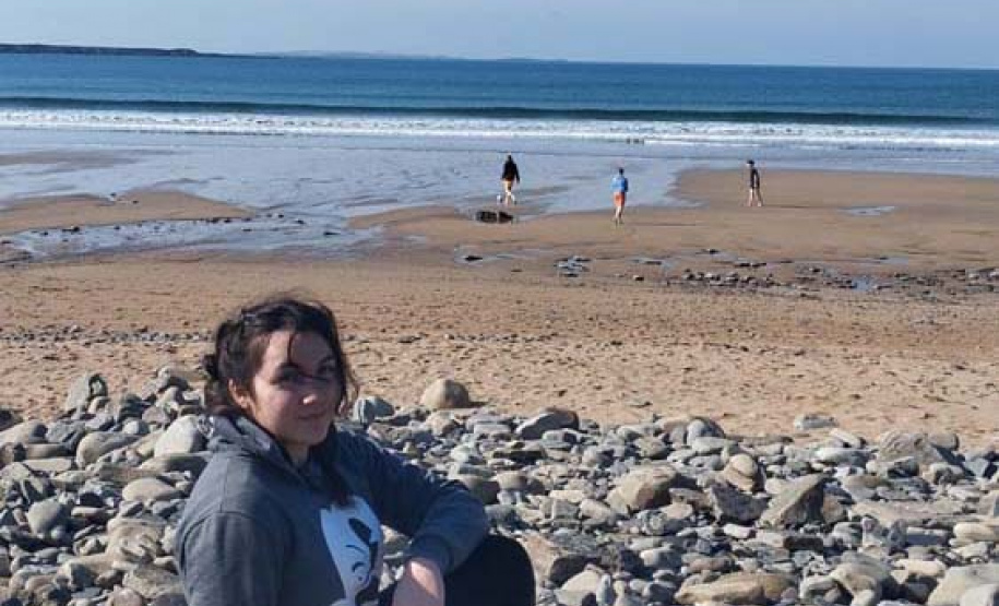 Luiza Gabrielly Damaratti, de 16 anos, estudante do 2º ano do ensino médio do Colégio Estadual do Campo Paulo Freire, de Palmas, acaba de retornar de um intercâmbio de um semestre na Irlanda.