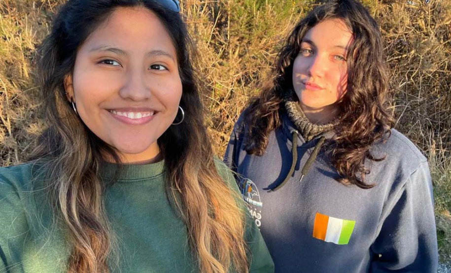 Luiza Gabrielly Damaratti, de 16 anos, estudante do 2º ano do ensino médio do Colégio Estadual do Campo Paulo Freire, de Palmas, acaba de retornar de um intercâmbio de um semestre na Irlanda.