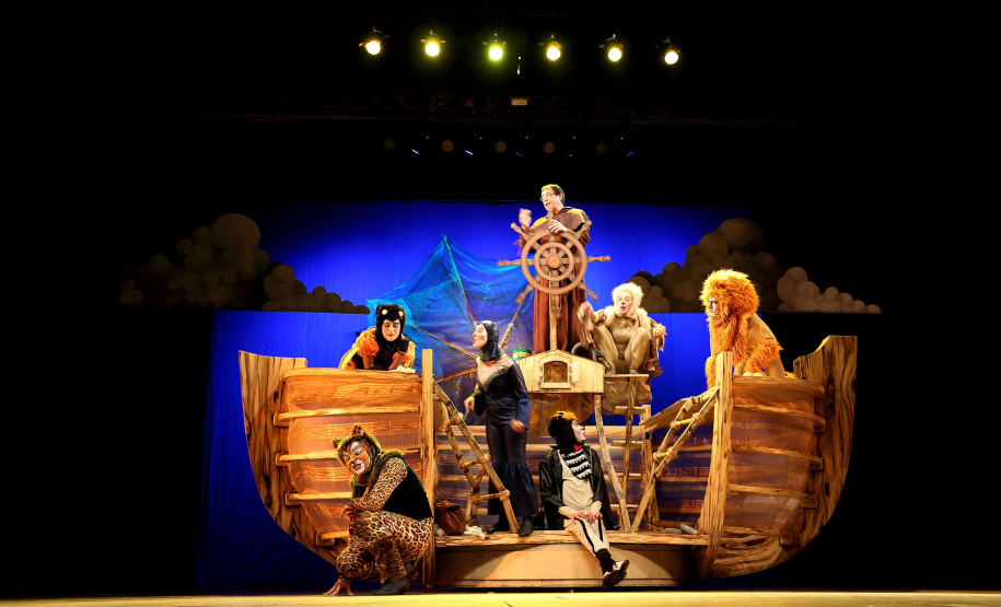 TEATRO GUAÍRA - "A Arca de Noé": Teatro infantil inspirado nas canções de Vinicius de Moraes chega ao Guairinha