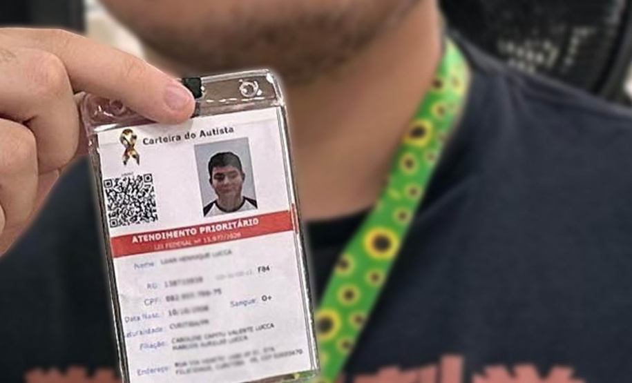 Paraná chega a 40 mil carteiras de identificação emitidas para pessoas com autismo