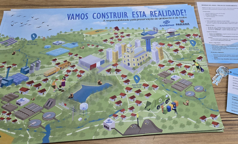 Sanepar entrega material pedagógico com enfoque ambiental para escolas de Apucarana