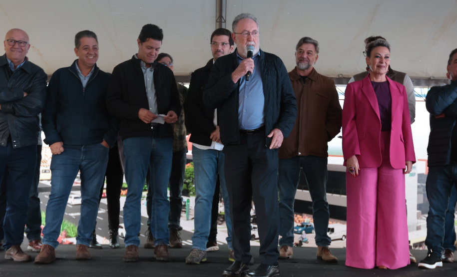 A Secretaria de Estado das Cidades e a Agência de Assuntos Metropolitanos do Paraná (Amep) apresentam nesta sexta-feira (27), em Londrina, o projeto definitivo do Terminal Metropolitano. Foto: Geraldo Bubniak/AEN